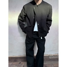 批发新中式立领西服外套青少年<b class='q'>春</b>季解构活页按钮斜门襟设计感小众夹克