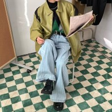 批发街头轮廓<b class='q'>机车</b>服<b class='q'>皮衣</b>外套男女春秋季新款情侣复古PU皮翻领夹克小众