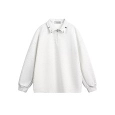 批发美式秋季新款个性半拉链翻领短款显高长袖卫衣宽松上衣<b class='q'>男士</b>