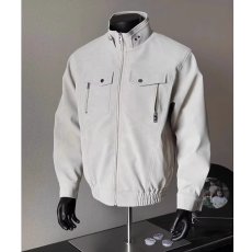 批发外贸日单男女士春秋短款多兜工装夹克外套休闲日系复古工作服上衣