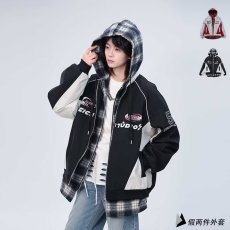 批发<b class='q'>男</b><b class='q'>童</b>外套春秋款2025新款秋装<b class='q'>中大</b>童秋季男孩连帽夹棉儿童棒球服潮