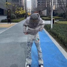 批发潮流无品牌时尚简约ins百搭气质原宿文艺日系流行新款牛仔<b class='q'>长裤</b>