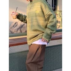 批发圆领卫衣男秋季潮牌撞色条纹帅气长袖打底衫港风宽松休闲学生<b class='q'>外套</b>