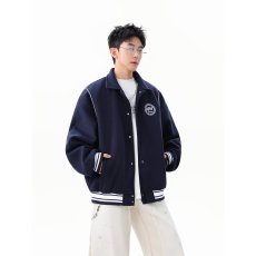批发原宿夹克男秋季新款休闲百搭<b class='q'>外套</b>宽松时尚长袖<b class='q'>棒球</b>开衫上衣新款