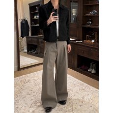 批发美式复古外套翻领皮衣男<b class='q'>女</b>美拉德纯色扎染简约百搭高级感皮<b class='q'>夹克</b>