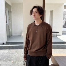 批发卫衣男春秋季2025<b class='q'>新款</b>宽松潮牌翻领衣服男款纯色百搭秋装运动上衣