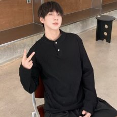 批发2025百搭长袖t恤男士春季新款韩系宽松套头上衣内搭打底衫潮