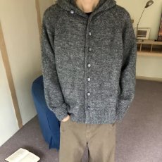 批发秋冬季开衫外套男士韩版加绒加厚针织衫外穿<b class='q'>加肥</b><b class='q'>加大</b>连帽夹克<b class='q'>男装</b>