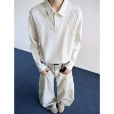 批发男春秋款<b class='q'>翻领</b>美式复古高级感上衣<b class='q'>男士</b>百搭宽松纯色长袖<b class='q'>T</b><b class='q'>恤</b>