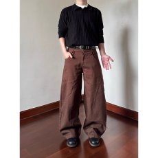 批发高品质休闲弯刀阔腿<b class='q'>牛仔裤</b>女春季百搭纯色高腰宽松显瘦直筒拖地裤