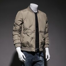 批发轻薄棉服男士夹克冬季新款中老年商务棒球领爸爸装<b class='q'>外套</b>男百搭新款