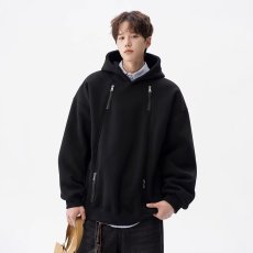 批发新款<b class='q'>男士</b><b class='q'>卫衣</b>2025新款连帽春秋季男装长袖上衣美式纯色<b class='q'>卫衣</b>外套