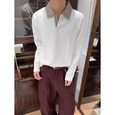 批发时尚格子撞色假两件设计感卫衣男2025春季新款韩版宽松<b class='q'>衬衫</b>领上衣