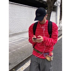 批发男新款春秋韩系撞色长袖<b class='q'>卫衣</b>2025新款条纹男孩早秋季酷帅宽松上衣
