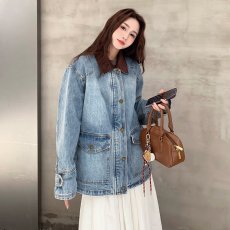 批发<b class='q'>牛仔外</b><b class='q'>套男</b>2025新款秋冬季宽松休闲百搭开衫情侣复古工装夹克上衣