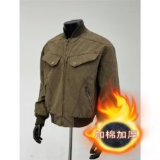 批发秋冬韩版时髦复古cleanfit工装皮质短款夹克外套男士宽松棒球服潮