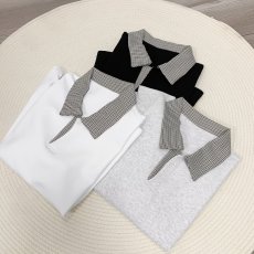 批发百搭慵懒ins时尚简约流行<b class='q'>原宿</b><b class='q'>潮流</b>高质量重磅长袖POLO日系新款