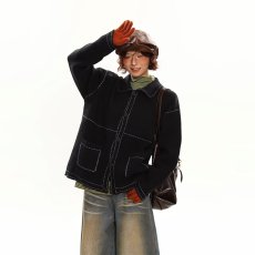 批发<b class='q'>牛仔外</b><b class='q'>套男</b>春秋季ins潮流百搭春季港风工装简约大码男生宽松夹克