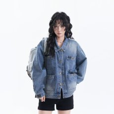 批发<b class='q'>牛仔外</b><b class='q'>套男</b>士2025春季新款潮牌潮流上衣服男生春秋季百搭痞帅夹克