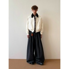 批发美式巴恩风工装夹克男女秋季高街设计感情侣外套复古宽松翻领上衣