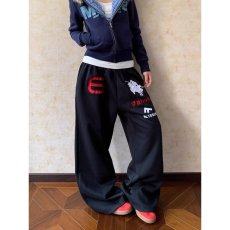 批发2025春秋时尚休闲针织运动直筒男女<b class='q'>裤子</b>潮流宽松百搭工装大码卫裤