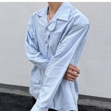 批发复古法式通勤宽松休闲长袖<b class='q'>衬衫</b><b class='q'>男装</b>2025秋季新款小个子<b class='q'>衬衣</b>流行