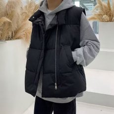 批发羽绒棉马甲<b class='q'>男</b>士秋冬季潮牌大码保暖马夹坎肩<b class='q'>背心</b>外套2025新款潮流