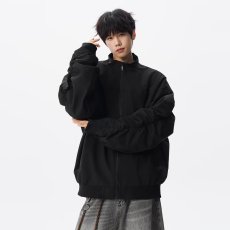 批发新款夹克外套男立领日系复古工装春秋季宽松休闲百搭潮流上衣