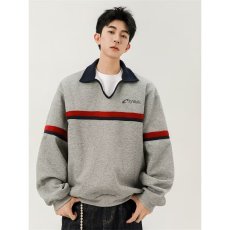 批发长袖POLO新款ins慵懒原宿简约<b class='q'>日系</b>时尚百搭流行潮流文艺气质