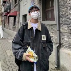 批发2025春秋痞帅外套男ins高街潮牌港风日系原宿风韩版潮流宽松夹克