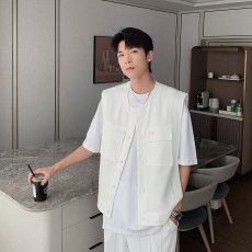 批发2025秋季英伦修身西装马甲男士西服马夹背心商务休闲职业韩版潮