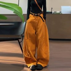 批发小众设计感弯刀裤牛仔裤女春秋季2025<b class='q'>新款</b>潮阔腿裤子宽松慵懒风