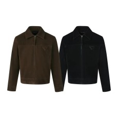 批发工装美式复古短款皮衣男秋季宽松翻领皮<b class='q'>夹克</b>韩系潮流痞帅机车服