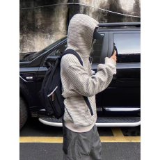 批发冬季宽松加厚条纹连帽开衫卫衣<b class='q'>男</b>女百搭<b class='q'>休闲</b>长袖帽衫<b class='q'>外套</b>潮