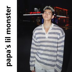 批发圆领轻薄松弛感条纹针织衫日系简约新款潮流百搭时尚原宿流行ins