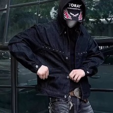 批发春秋薄款复古牛仔长袖<b class='q'>衬衫</b><b class='q'>男</b>士轻熟风高级设计感小众潮流<b class='q'>休闲</b>外套