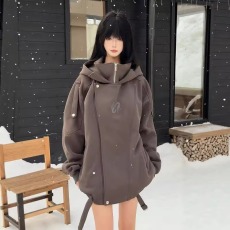 批发宽松休闲百搭短外套男女加厚2025秋冬季韩版工装设计感夹克上衣