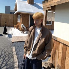 批发秋季新款美式潮牌立领飞行夹克<b class='q'>外套</b>男女同款时尚百搭宽松休闲上衣