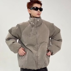 批发美式2025新款休闲<b class='q'>夹克</b><b class='q'>男士</b><b class='q'>外套</b>春秋款潮牌大码秋季衣服男装冲锋衣