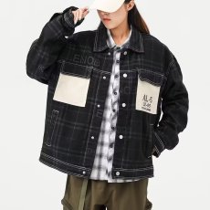 批发牛仔<b class='q'>男士</b><b class='q'>夹克</b><b class='q'>外套</b>2025新款春秋休闲潮流帅气青年翻领秋装牛仔新款