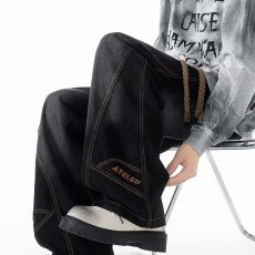 批发水洗<b class='q'>牛仔裤</b>男2025秋季新款男装潮流舒适直筒弹力男士长裤