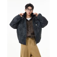 批发pu外套男美式复古皮衣夹克<b class='q'>秋</b>冬新款街头嘻哈高级感cleanfit机车服