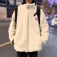 批发2025新款羊羔毛棉衣外套男冬装百搭大码棉服潮牌两面穿棉袄子潮流