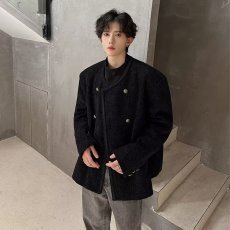 批发冷淡系高级感小香风小众高街vibe<b class='q'>西装</b>行政夹克外套<b class='q'>男</b>年轻潮设计感