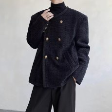 批发冷淡系高级感小香风小众高街vibe<b class='q'>西装</b>行政夹克外套<b class='q'>男</b>年轻潮设计感