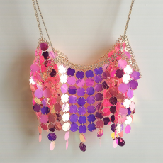 批发欧美<b class='q'>性感</b>辣妹<b class='q'>夜店</b>蹦迪表演镂空上衣重工闪闪亮片吊带背心外套女