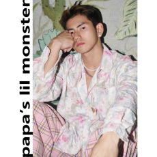 批发春季小众设计感碎花<b class='q'>衬衫</b>男薄款休闲宽松半透流苏潮流痞帅长袖<b class='q'>衬衣</b>