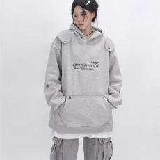 批发连帽卫衣男士春秋季美式复古重磅<b class='q'>设计</b>感小众痞帅宽松休闲帽衫外套