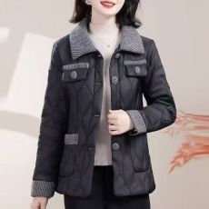 批发时尚轻薄羽绒棉服女<b class='q'>秋</b>冬季新款洋气减龄保暖棉衣休闲短款棉袄外套