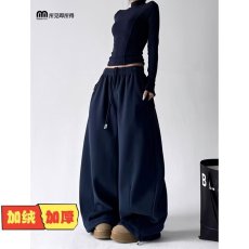 批发裤子男款春秋季新款宽松百搭休闲裤男长裤青少年美式直筒运动<b class='q'>男裤</b>